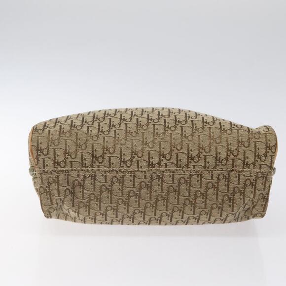 DIOR Trotter Canvas Hand Bag Beige Silver - Picture 9 of 12